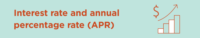 Interest rate and annual percentage rate