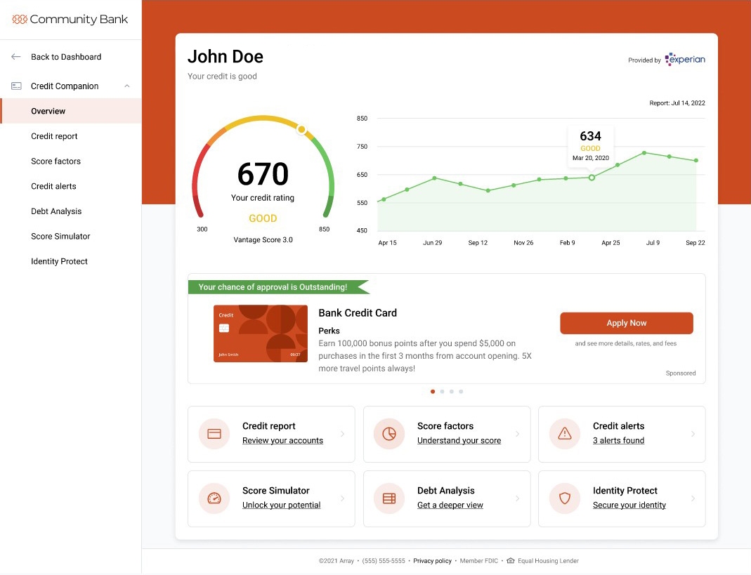 Array Figma Mockup John Doe