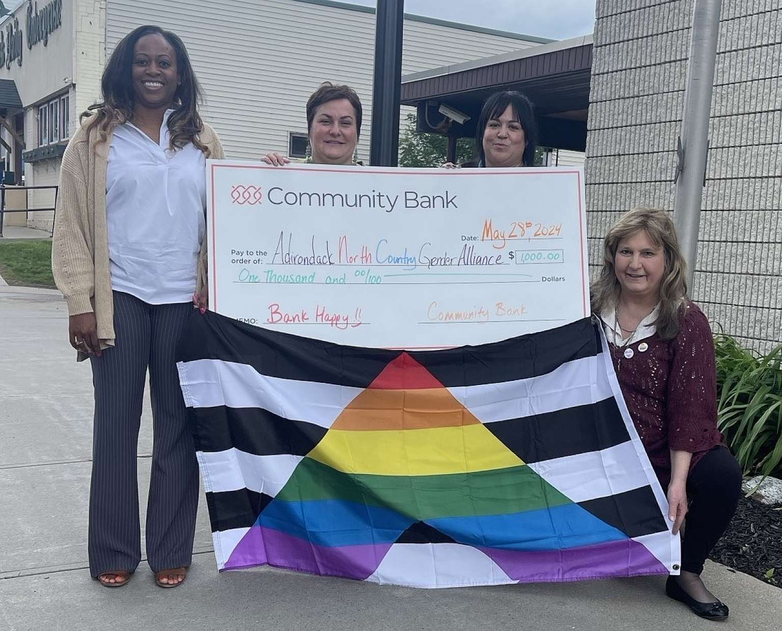 Community Bank Pride Month Donation 2024