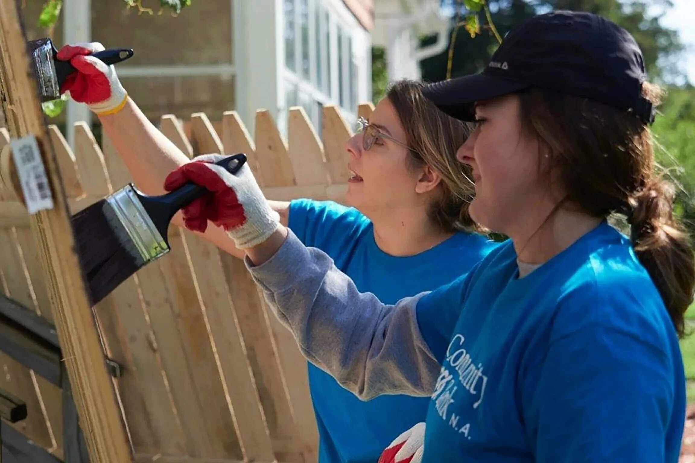 Our story paint fence