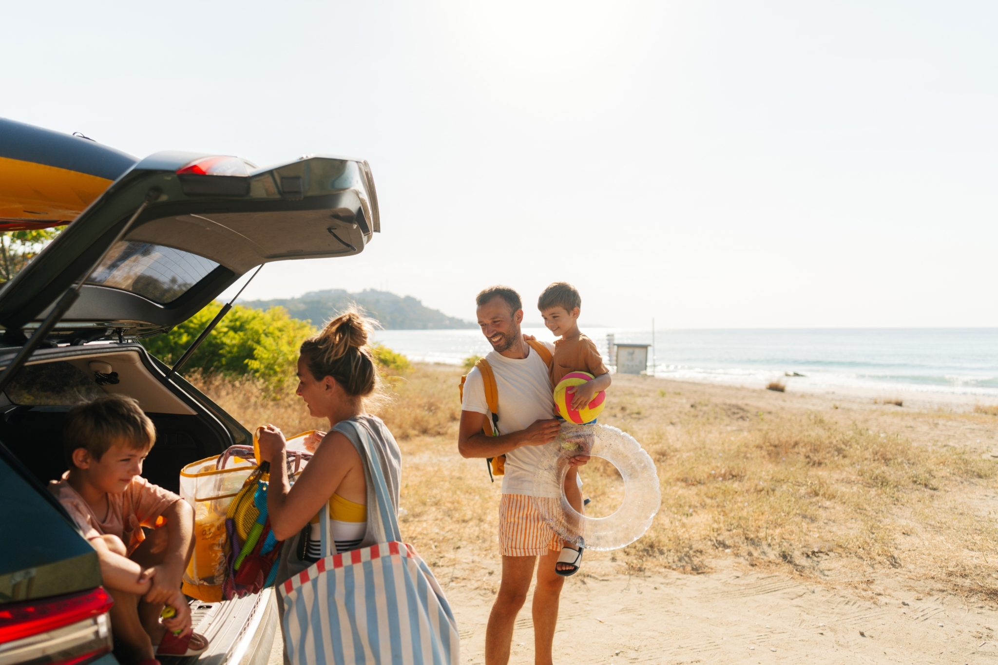 Family vacation beach
