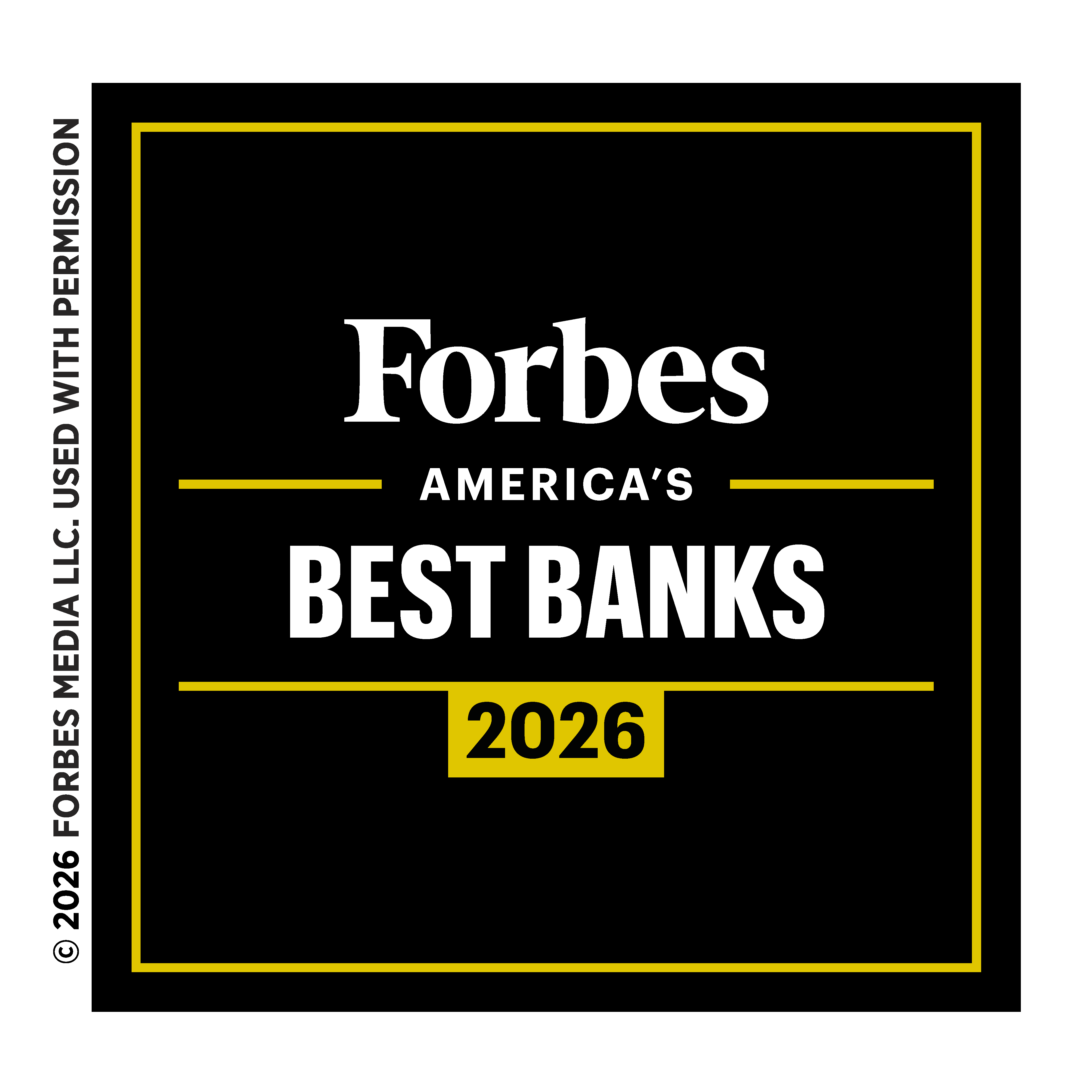 2026 Forbes Americas Best Banks Award