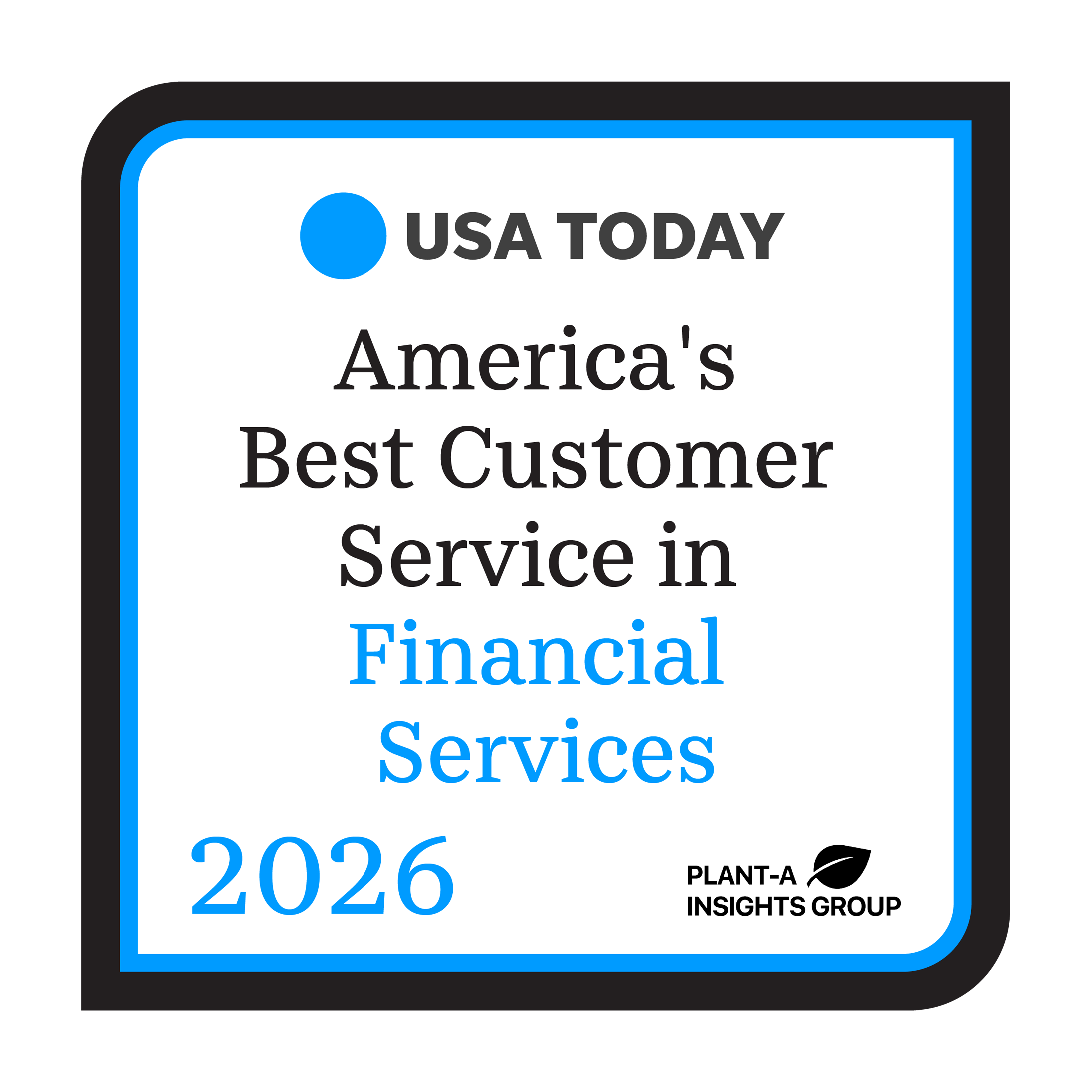 USA Today: America's Best Customer Service in Financial Services - 2026
